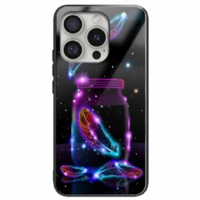 Kryt iPhone 16 Pro Max Fluorescenčné Perie Z Tvrdeného Skla