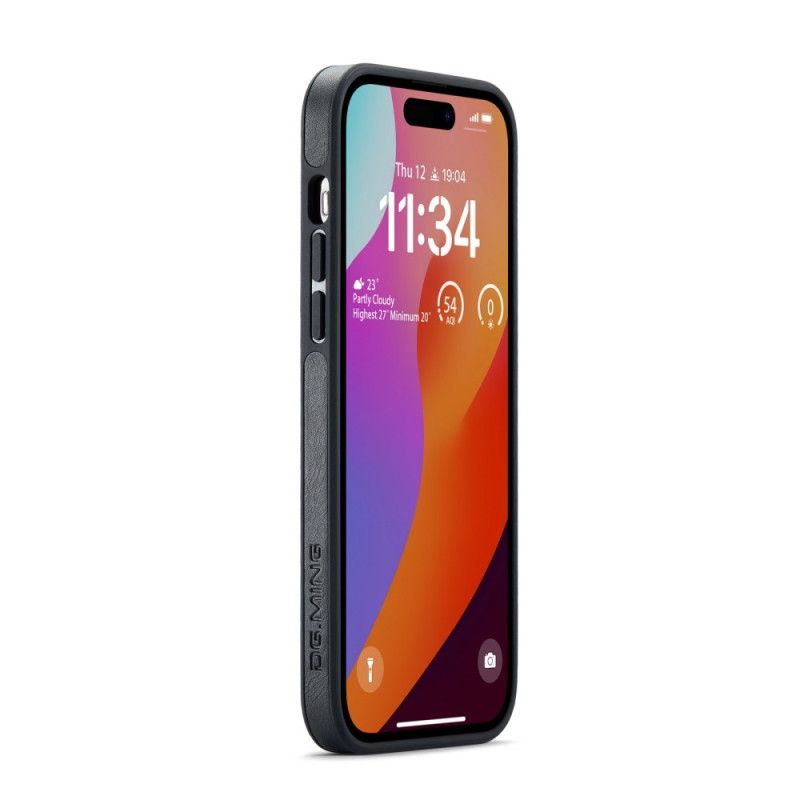 Kryt iPhone 16 Pro Max Kožený Efekt Dg.ming