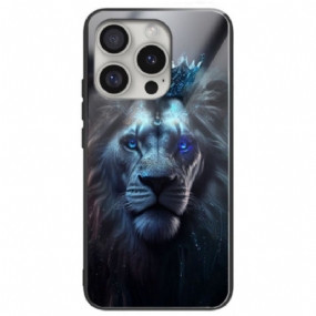 Kryt iPhone 16 Pro Max Kryt Na Mobil Tvrdené Sklo Blue Lion