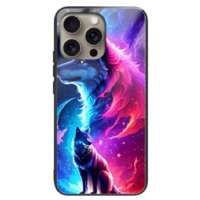 Kryt iPhone 16 Pro Max Kryt Na Mobil Tvrdené Sklo Starry Wolf