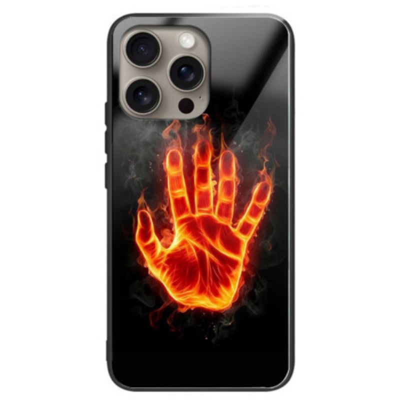 Kryt iPhone 16 Pro Max Tvrdené Sklo Fire Palm