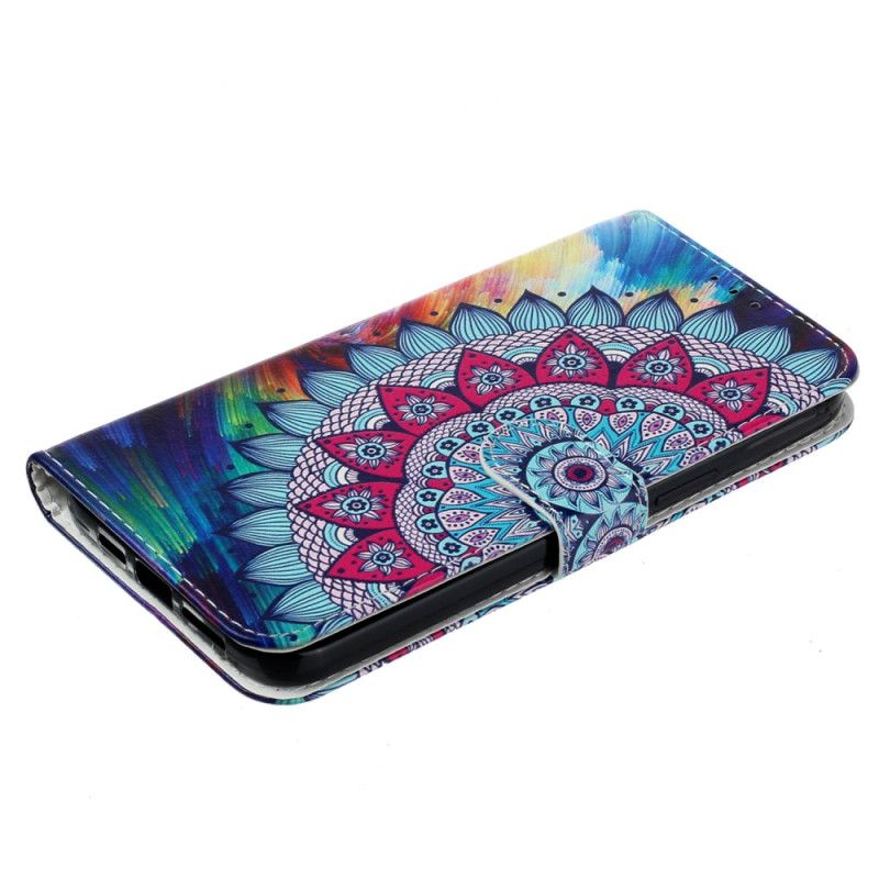 Puzdro iPhone 16 Pro Max Mandala Kvet S Remienkom