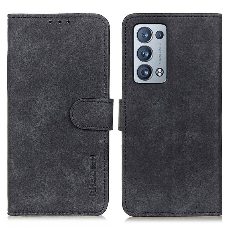 Kožené Puzdro Oppo Reno 6 Pro 5G Khazneh Faux Leather Vintage