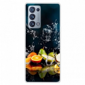 Kryt Oppo Reno 6 Pro 5G Trompe L'oeil Ovocie A Voda