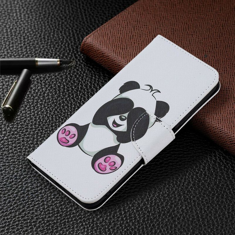 Kožené Puzdro Xiaomi Redmi Note 10 5G Panda Zábava