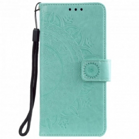 Kožené Puzdro Xiaomi Redmi Note 10 5G Slnečná Mandala