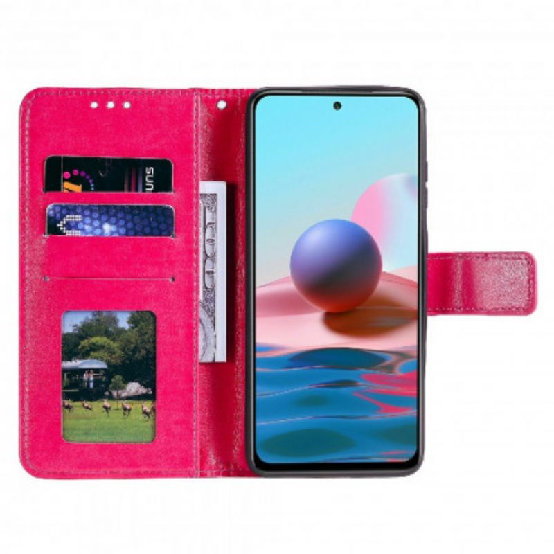 Kožené Puzdro Xiaomi Redmi Note 10 5G Slnečná Mandala