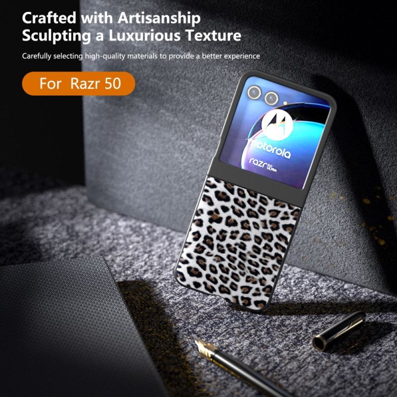 Kryt Na Motorola Razr 50 Leopard