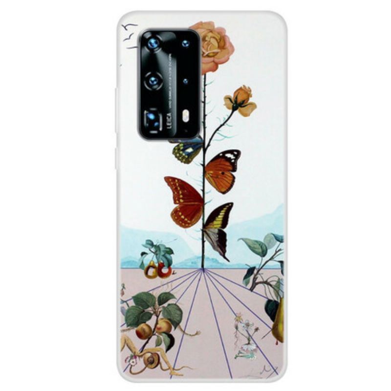 Kryt Huawei P40 Pro Prírodné Motýle