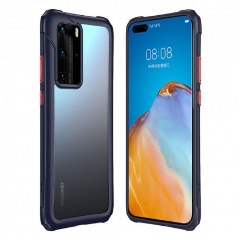 Kryt Huawei P40 Pro Transparentný Matný Dizajn Leeu