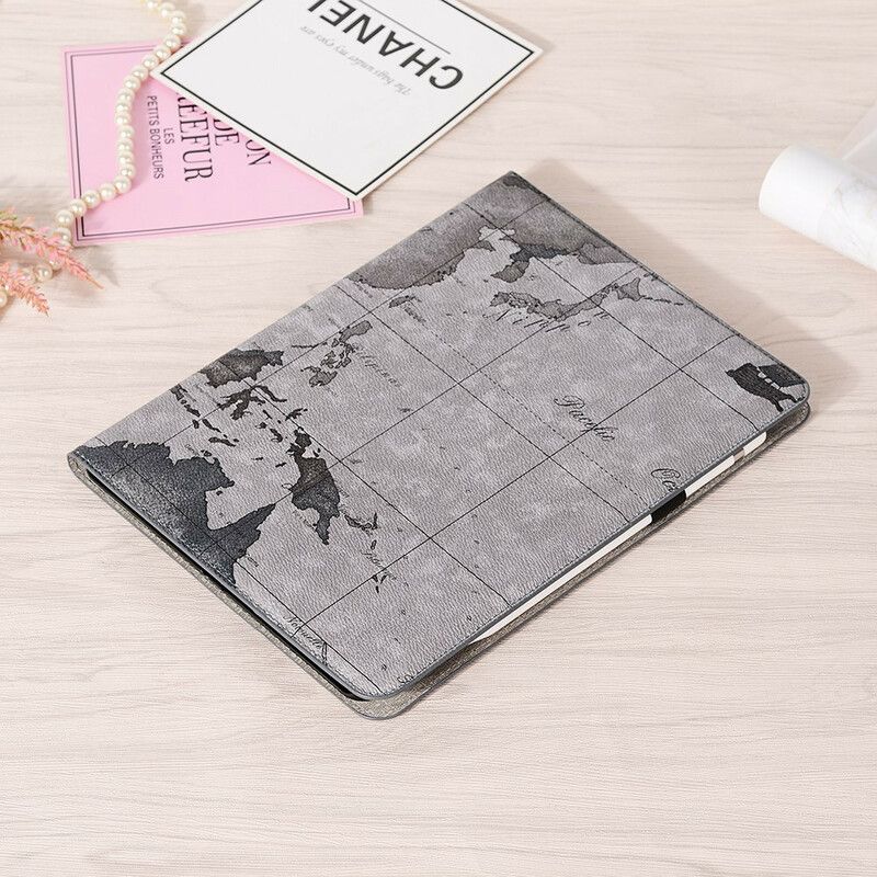 Flipové Puzdro iPad Pro 12.9" (2021) Mapa Sveta