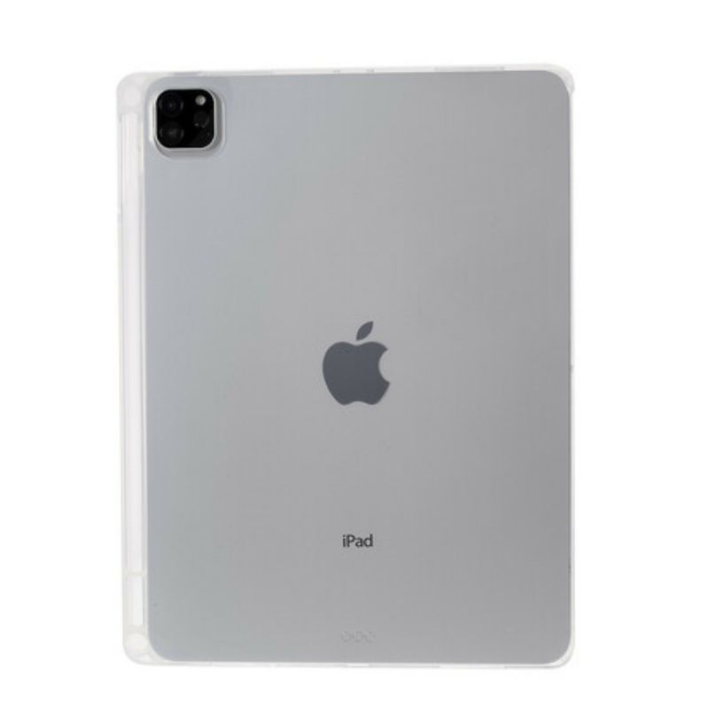 Kryt iPad Pro 12.9" (2021) Priehľadný Držiak Na Ceruzku