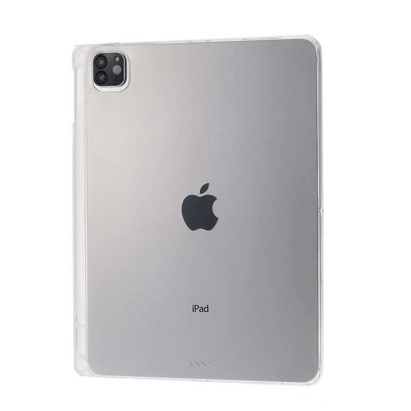 Kryt iPad Pro 12.9" (2021) Priehľadný Držiak Na Ceruzku