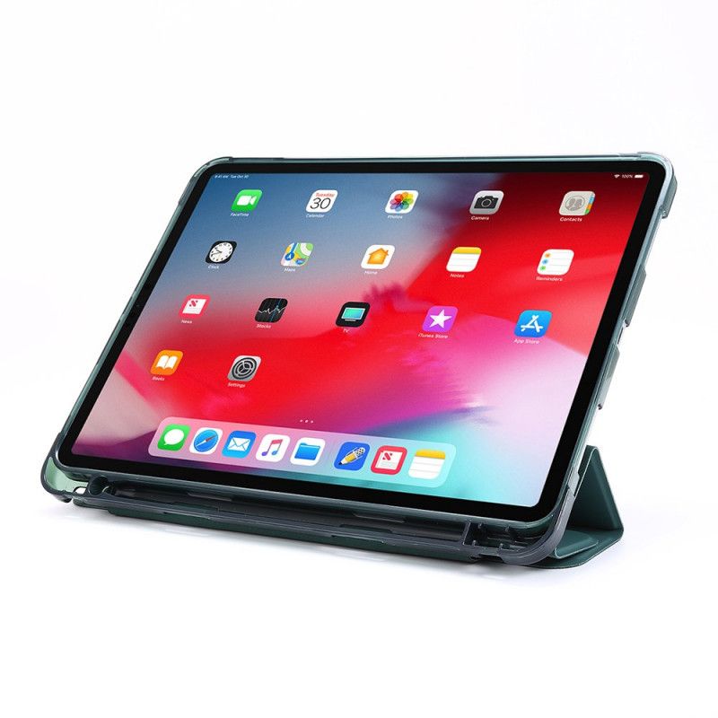 Kryt iPad Pro 12.9" (2021) Skladací Kryt S Koženým Efektom