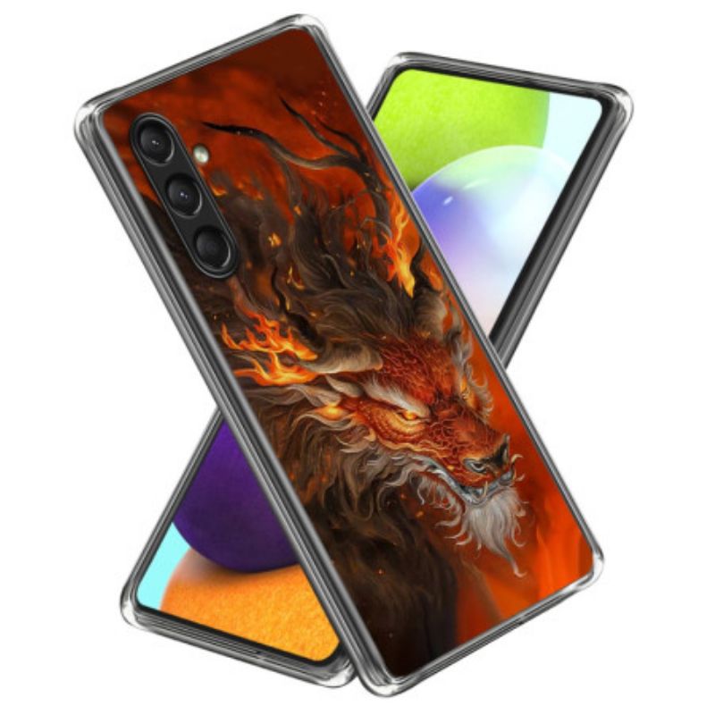 Kryt Samsung Galaxy A16 5g Silikón Fire Tiger