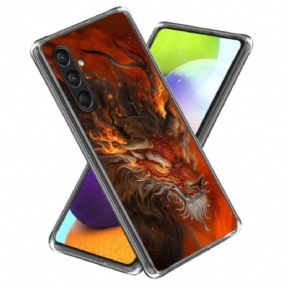 Kryt Samsung Galaxy A16 5g Silikón Fire Tiger