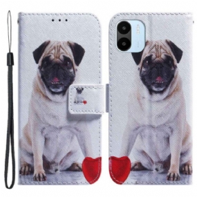 Kožené Puzdro Xiaomi Redmi A1 Mops Pes