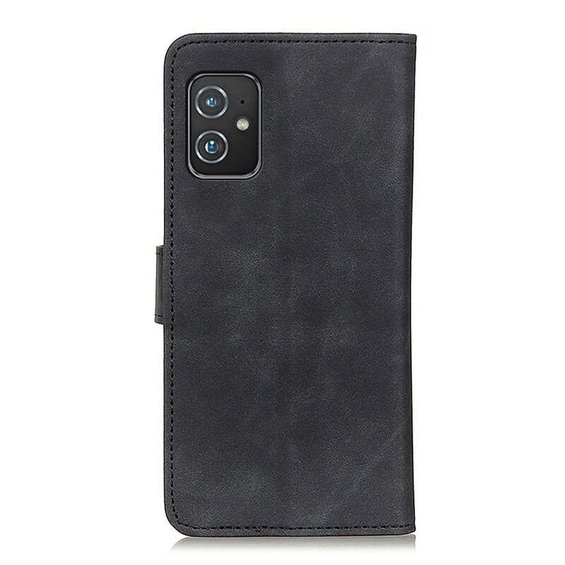 Kožené Puzdro Asus Zenfone 8 Matná Vintage Leather Effect Khazneh