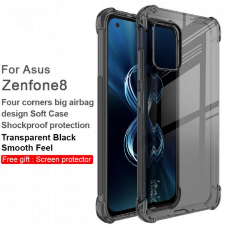 Kryt Asus Zenfone 8 Transparentné Silky Imak