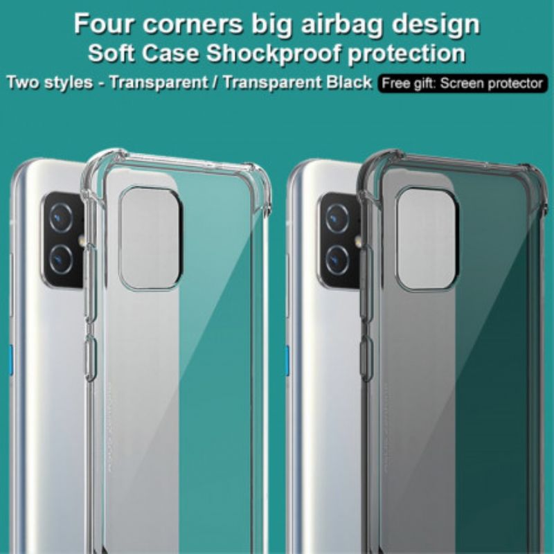 Kryt Asus Zenfone 8 Transparentné Silky Imak