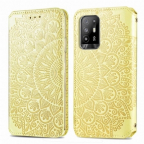 Flipové Puzdro Oppo A94 5G Kožené Puzdro Mandala