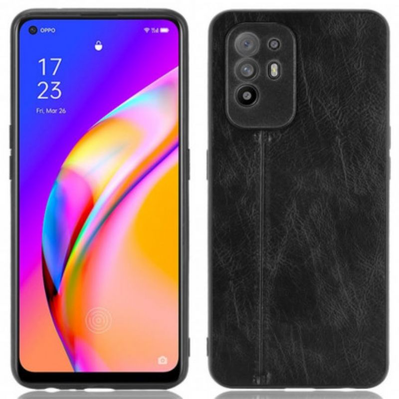 Kryt Oppo A94 5G Couture Leather Effect