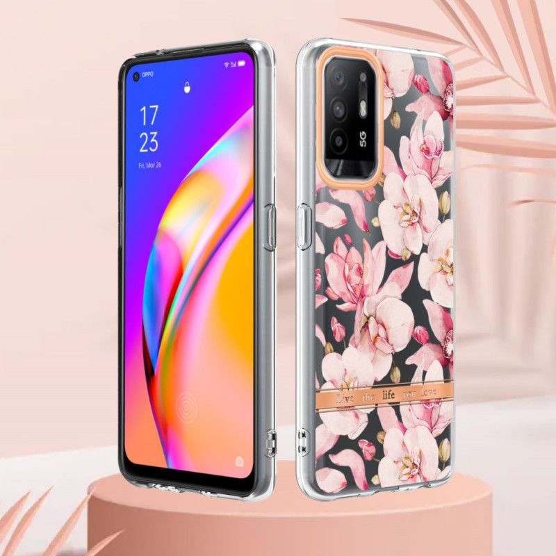 Kryt Oppo A94 5G Kvet Begónie