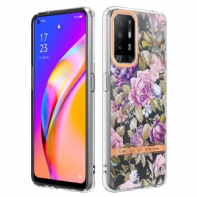 Kryt Oppo A94 5G Kvety Begónie