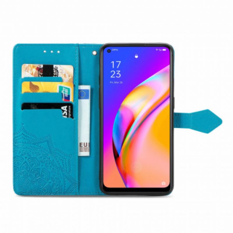 Peňaženkový Kryt Oppo A94 5G Mandala V Stredoveku