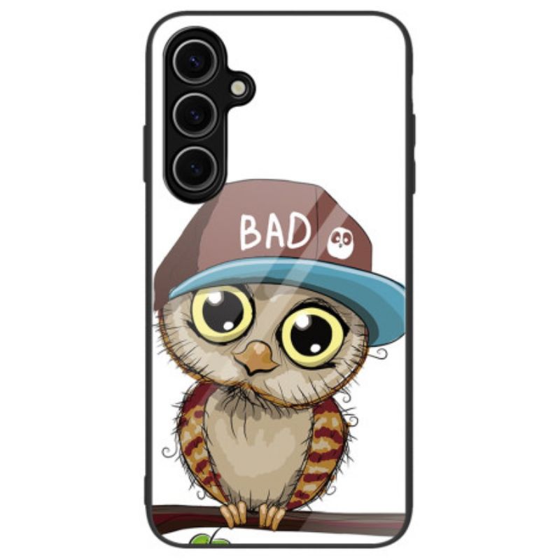 Kryt Samsung Galaxy S24 Fe Tvrdené Sklo Bad Owl