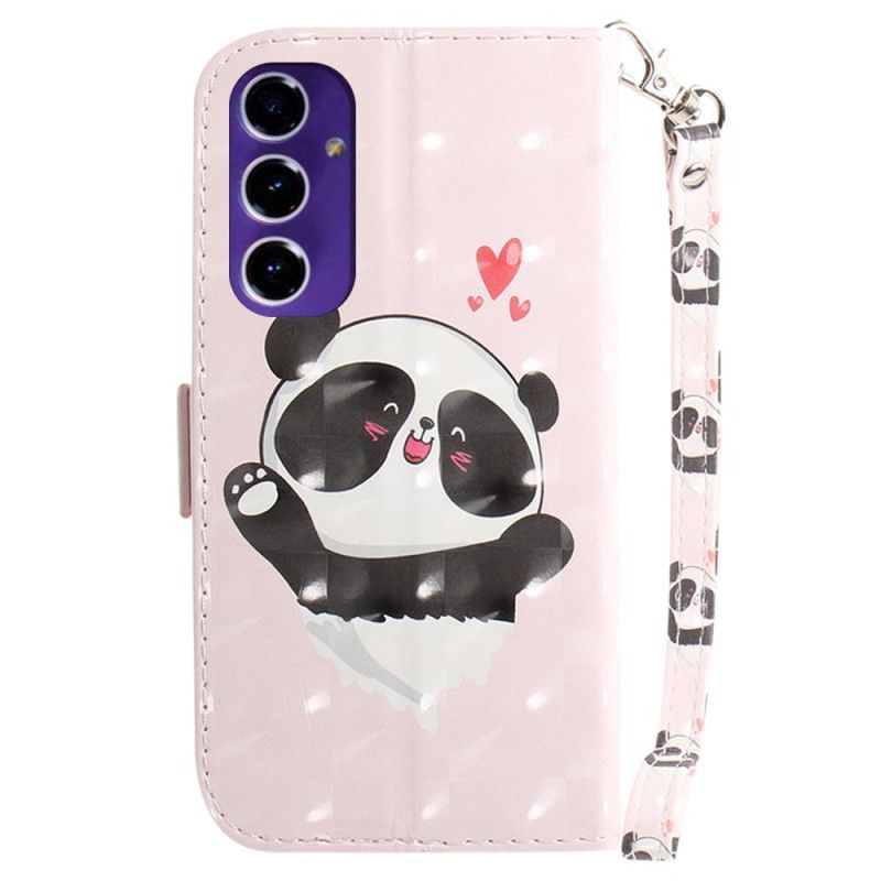 Puzdro Na Samsung Galaxy S24 Fe Panda Love S Popruhom