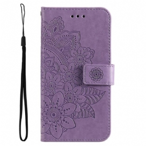 Kožené Puzdro Samsung Galaxy S23 Plus 5G Strappy Mandala