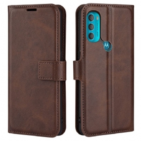 Kožené Puzdro Moto G71 5G Slim Extreme Leather Effect