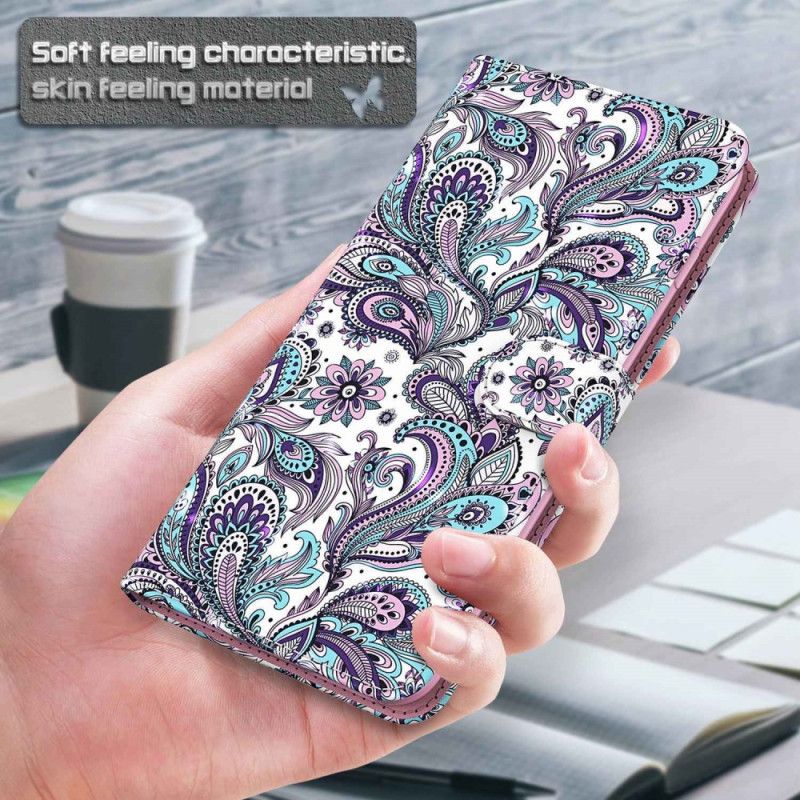 Flipové Puzdro Sony Xperia 5 IV Strappy Paisley Vzor