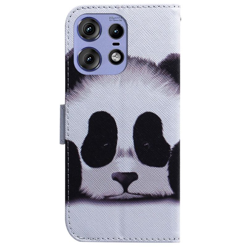 Kožené Puzdro Motorola Edge 50 Pro Kryt Na Mobil Panda