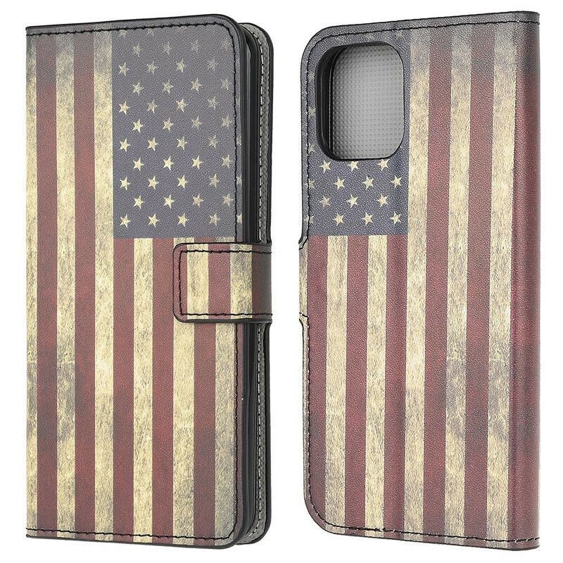 Flipové Puzdro iPhone 13 Mini Vlajka Usa