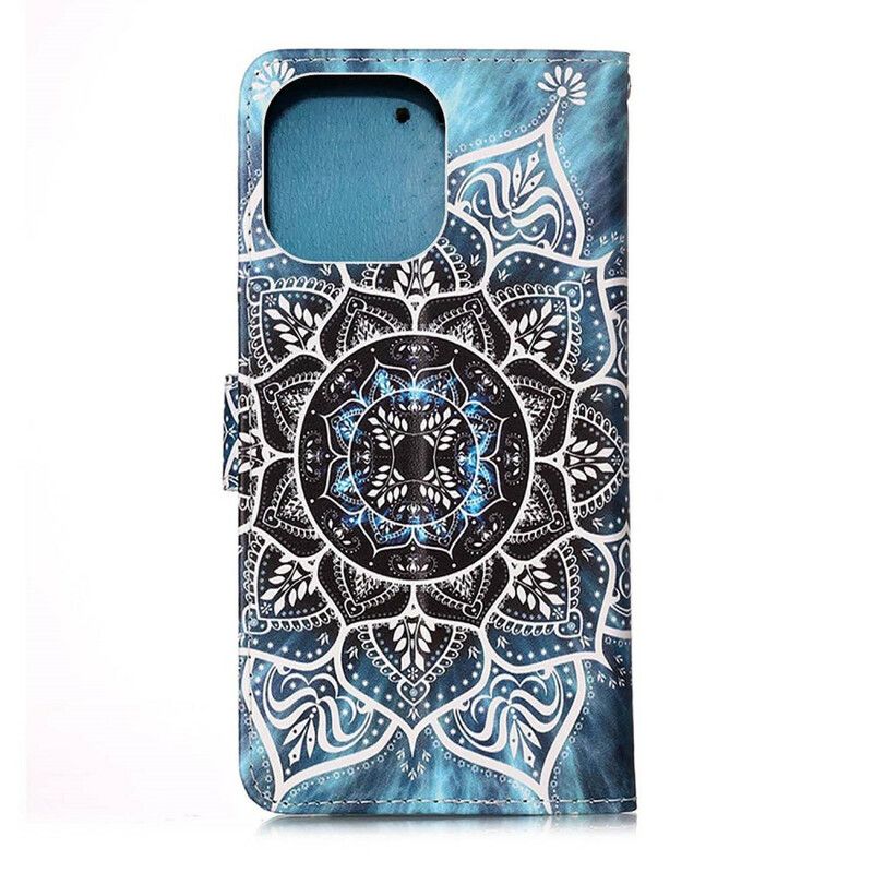 Kožené Puzdro iPhone 13 Mini Mandala Na Oblohe