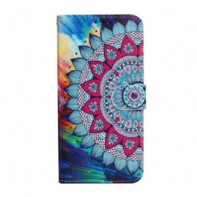 Kožené Puzdro iPhone 13 Mini Ultra Farebná Mandala