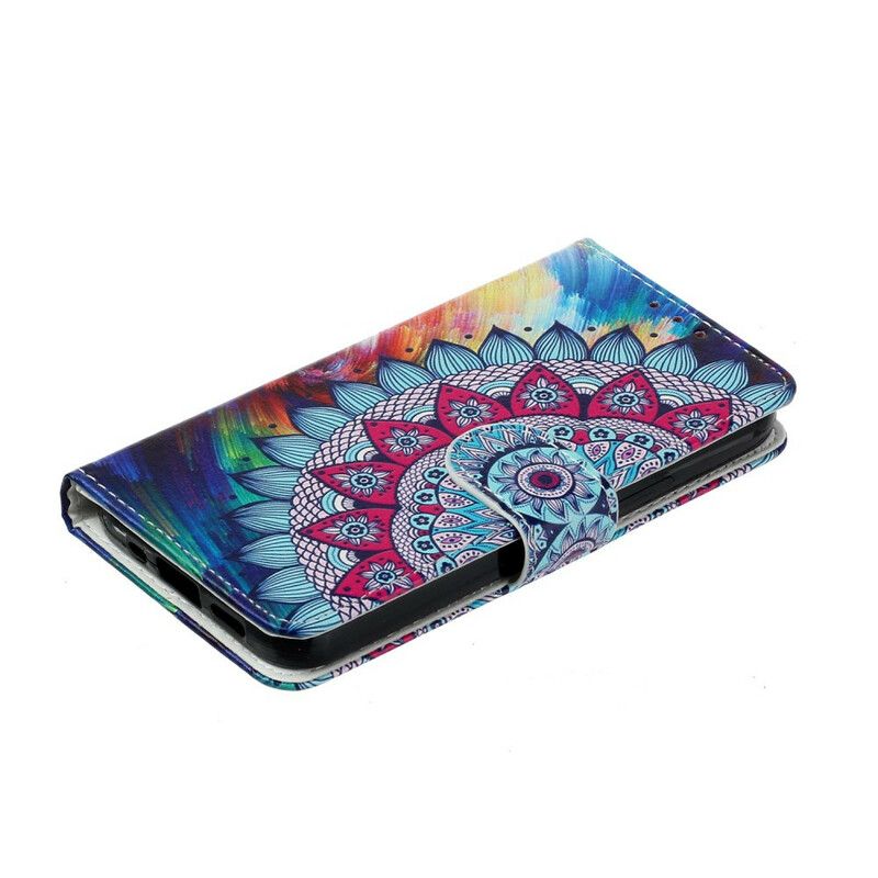 Kožené Puzdro iPhone 13 Mini Ultra Farebná Mandala