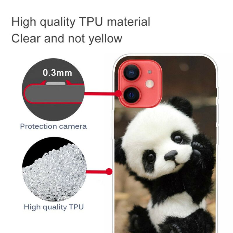 Kryt iPhone 13 Mini Flexibilná Panda