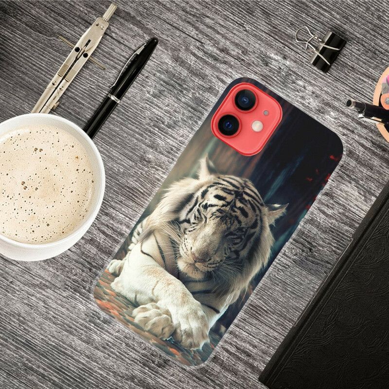 Kryt iPhone 13 Mini Flexibilný Tiger