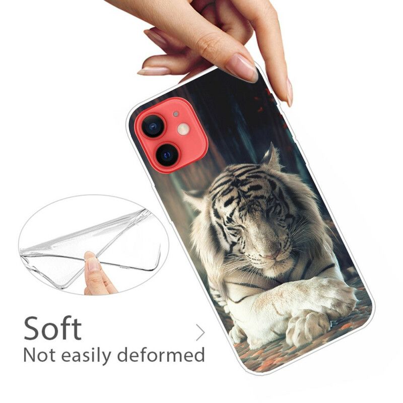 Kryt iPhone 13 Mini Flexibilný Tiger