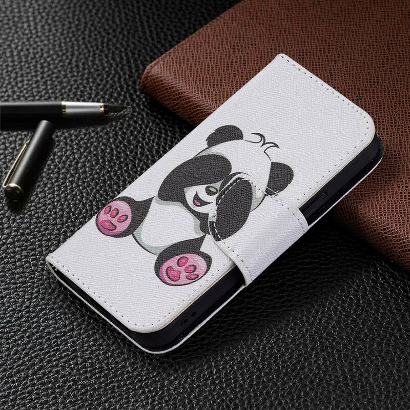 Peňaženkový Kryt iPhone 13 Mini Panda Zábava