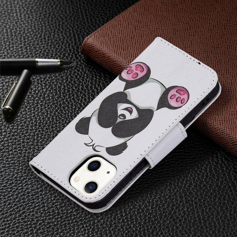 Peňaženkový Kryt iPhone 13 Mini Panda Zábava