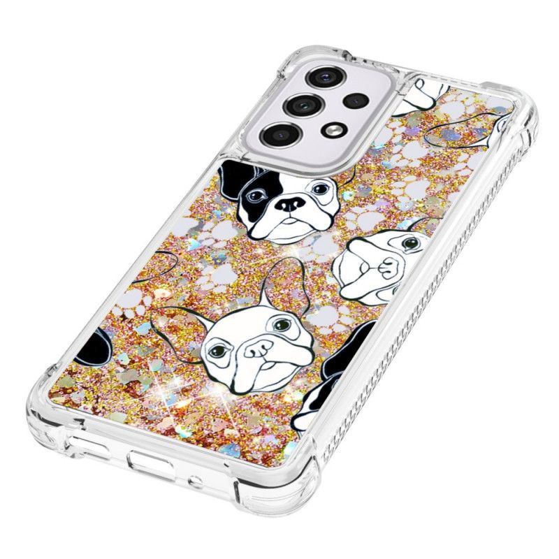 Kryt Samsung Galaxy A33 5G Pán Dog Sequins