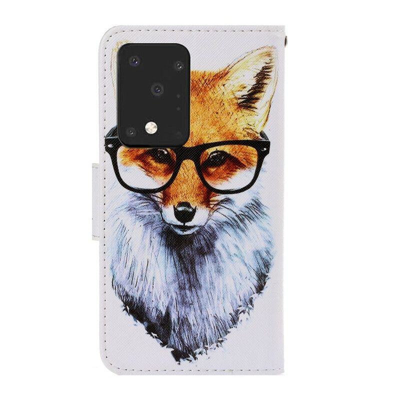 Kožené Puzdro Samsung Galaxy S20 Ultra Brainy Fox S Popruhom