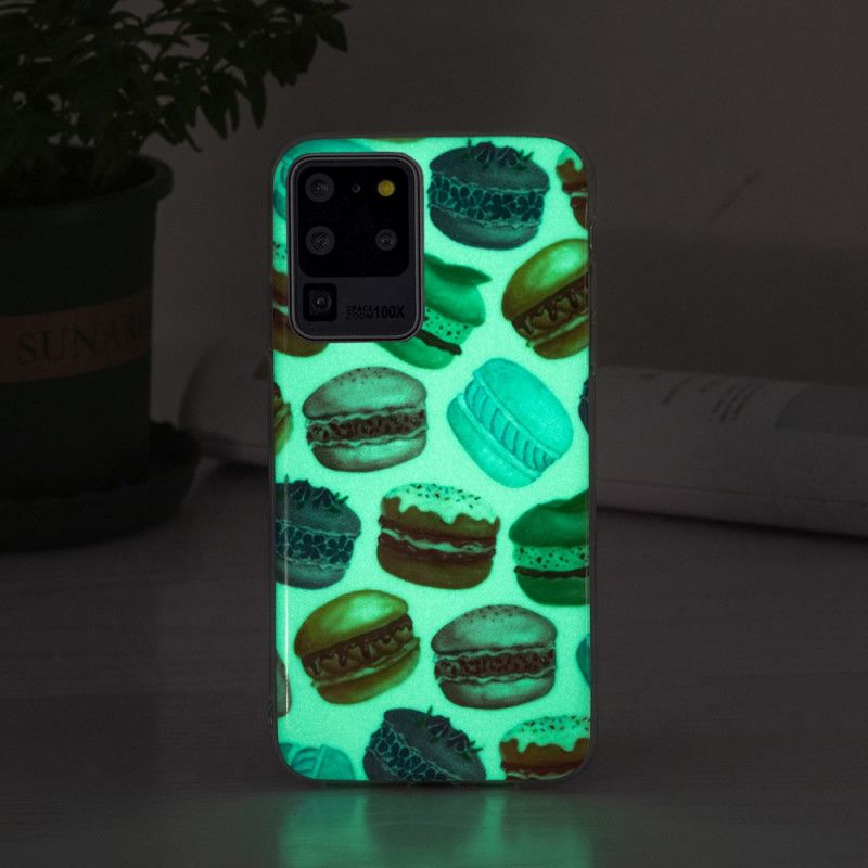 Kryt Samsung Galaxy S20 Ultra Fluorescenčné Makaróny