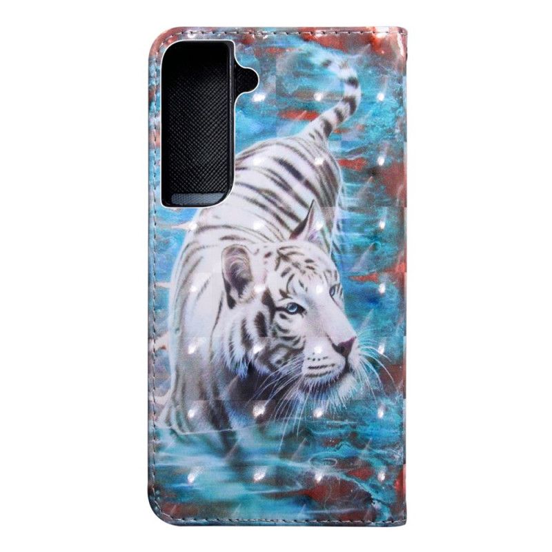 Kožené Puzdro Samsung Galaxy S22 5G Tiger Lucian