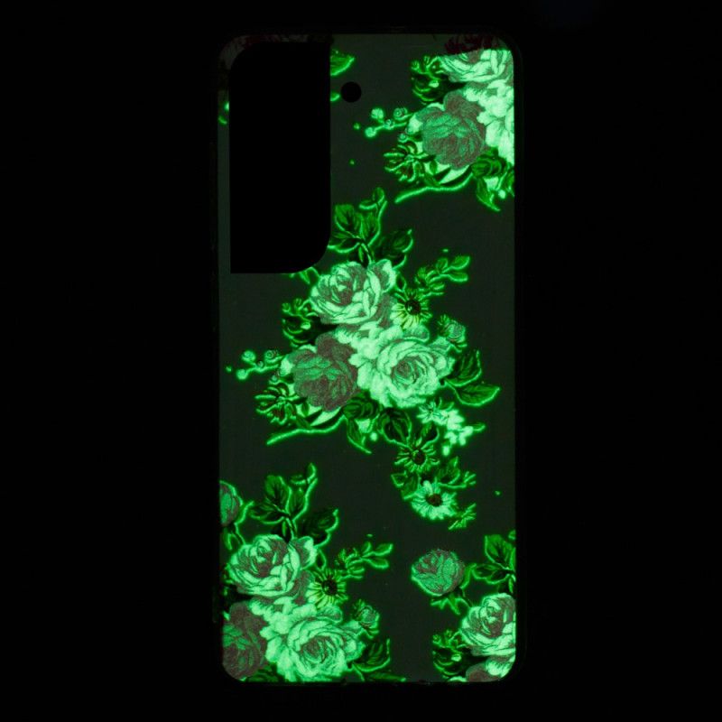 Kryt Samsung Galaxy S22 5G Fluorescenčné Kvety Slobody