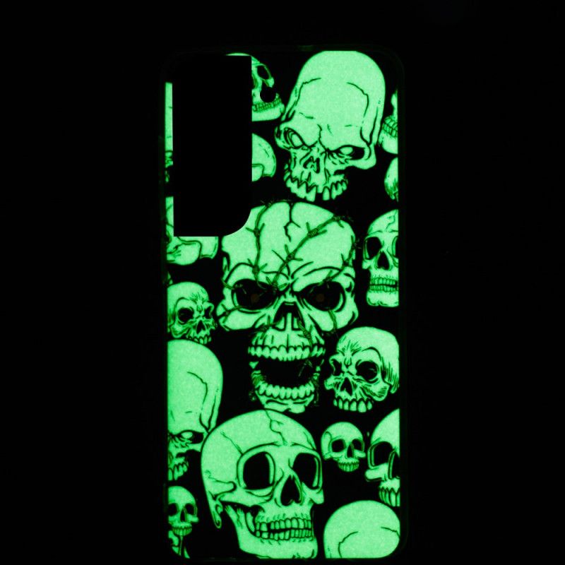 Kryt Samsung Galaxy S22 5G Pozor Fluorescenčné Lebky